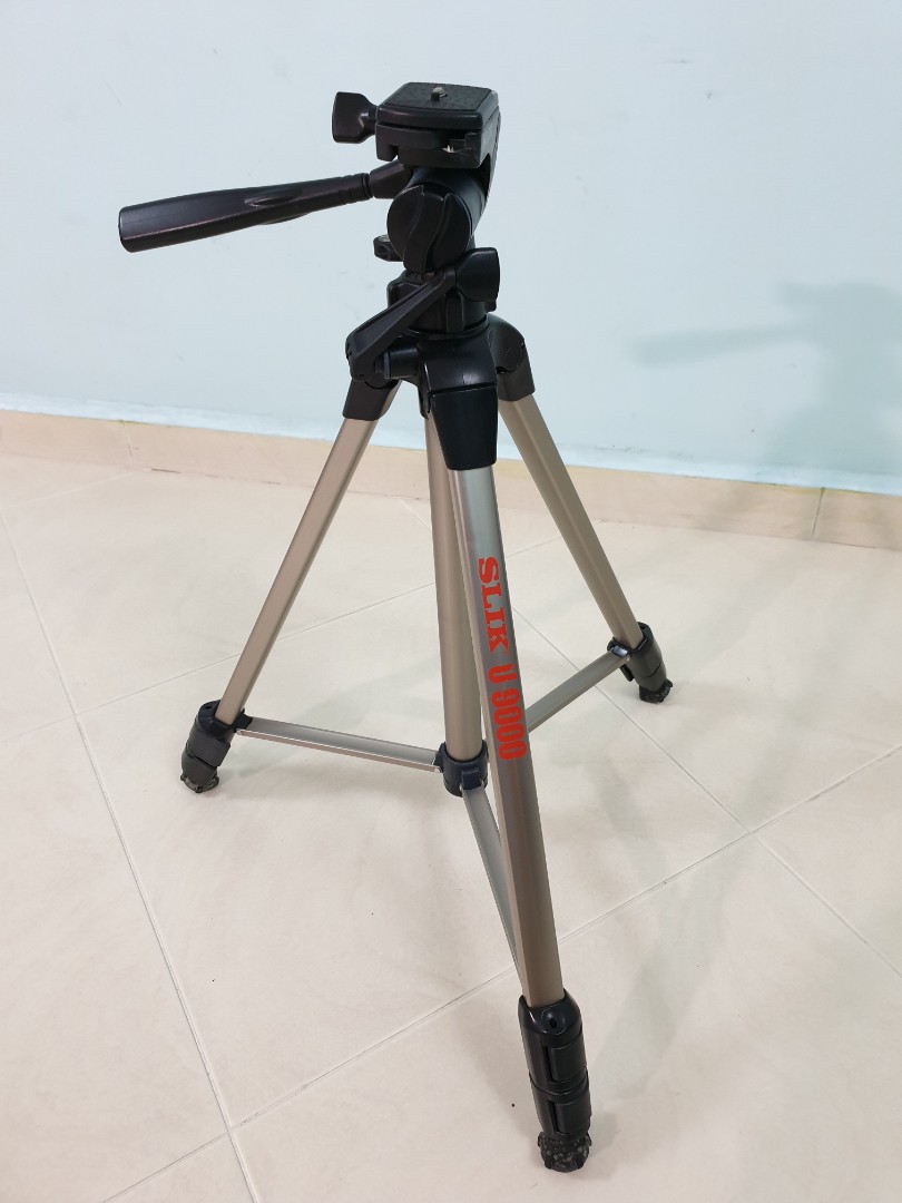 SLIK U9000 Tripod with swivel head, Photography, Photography