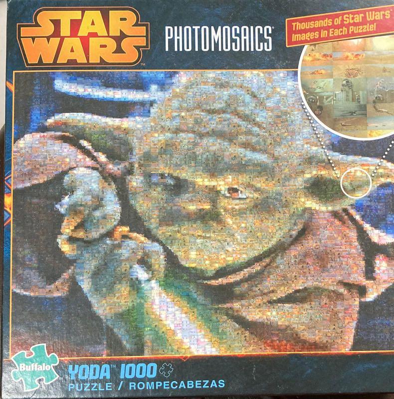 Star Wars Photomosiac Yoda 1000 Piece Jigsaw Puzzle Hobbies Toys Toys Games On Carousell