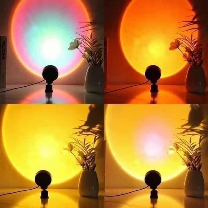 Sunset Lamp (Category: Lighting & Studio Equipment) located in Manila. Submitted by saguittarian06 (Listing ID 1093352817, Image 3). Description: ₱300 Sunset Lamp Available Colors: -rainbow 🌈 -Sunset red -Sun -Setting set.