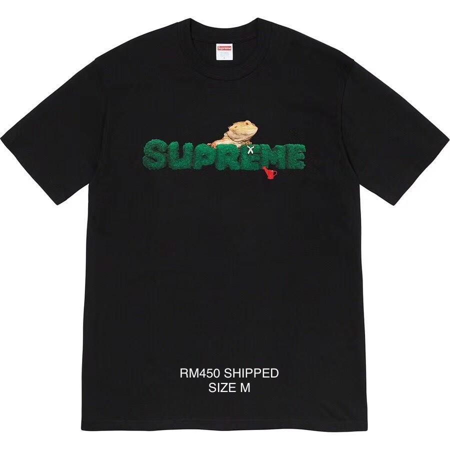 SUPREME LIZARD TEE, Men's Fashion 