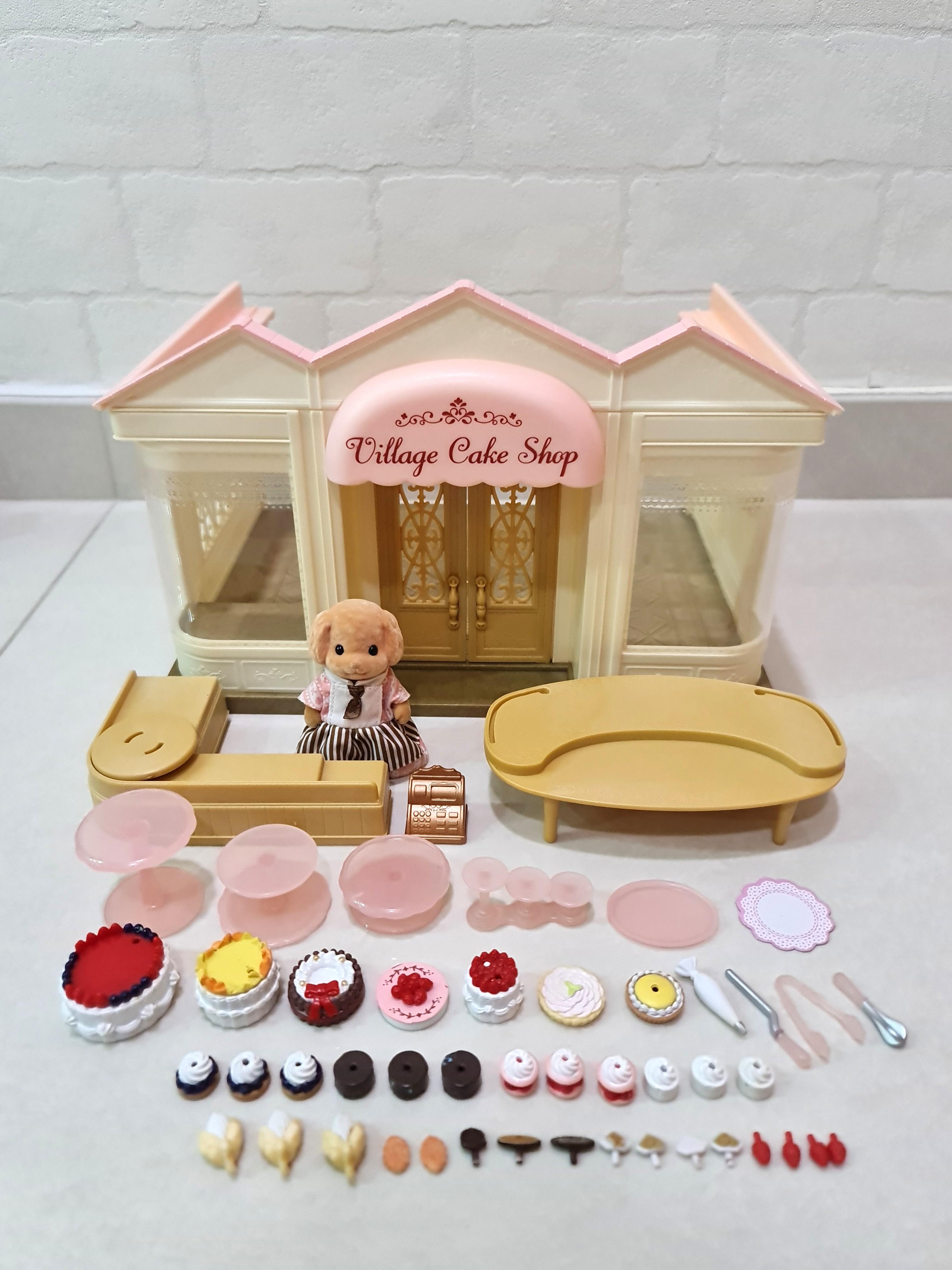 Sylvanian families village cake shop clearance