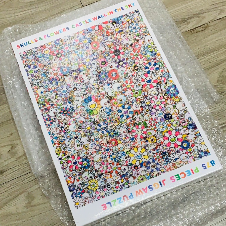 Jigsaw Puzzle SKULLS & FLOWERS 村上隆