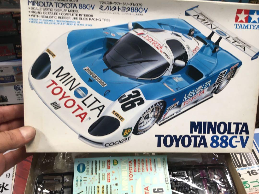 Tamiya 1/24 Minolta Toyota 88C-V, 興趣及遊戲, 玩具& 遊戲類- Carousell