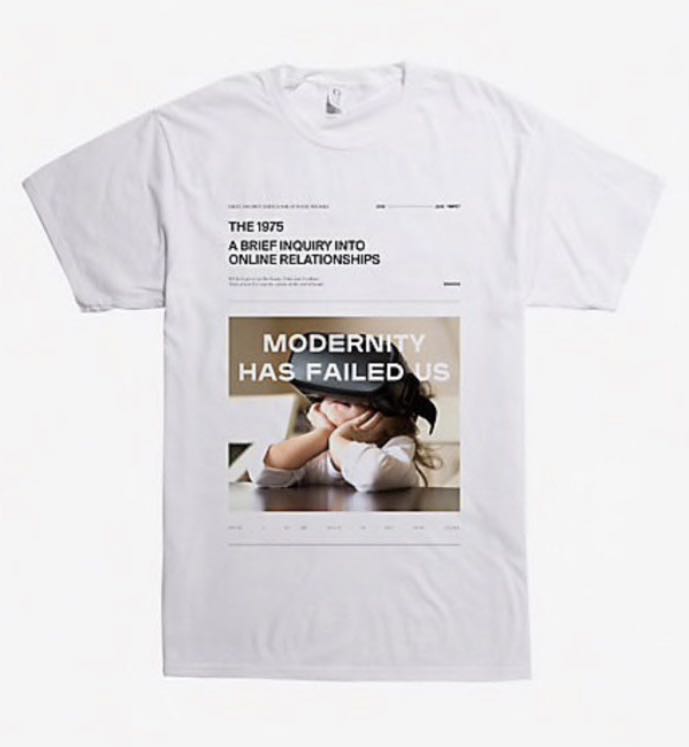 The 1975 Band Tee (hot topic) ; A brief 