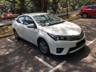 Toyota Altis P PLATE CAN EAST SIDE CAR RENTAL EAZI 
