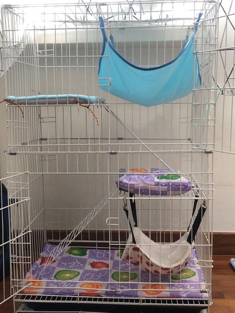 two tier cat cage
