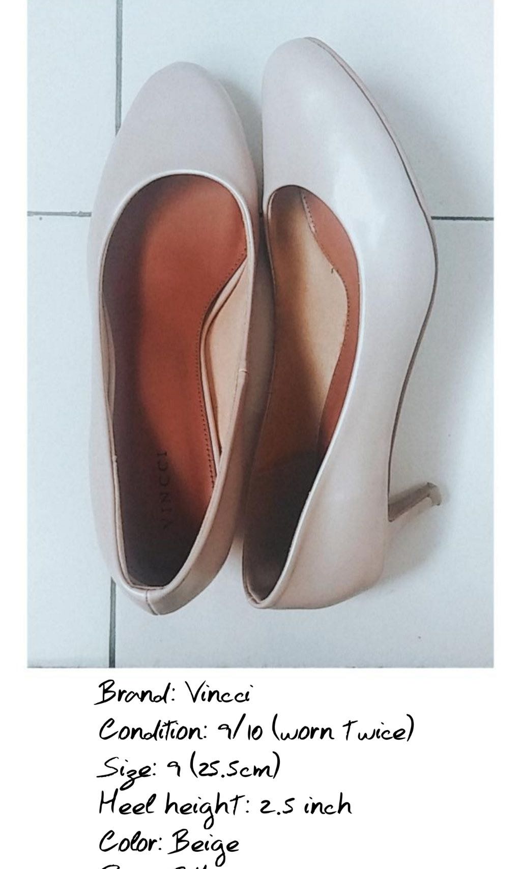 Vincci Pump Shoes Women s Fashion Footwear Heels on Carousell
