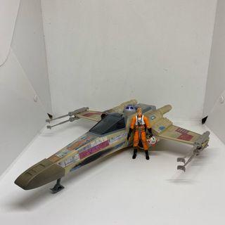 Vintage 1995 star wars x wing fighter