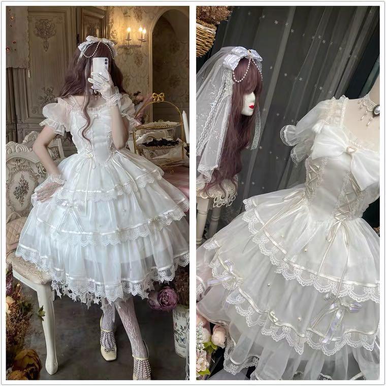 White lolita dress sale