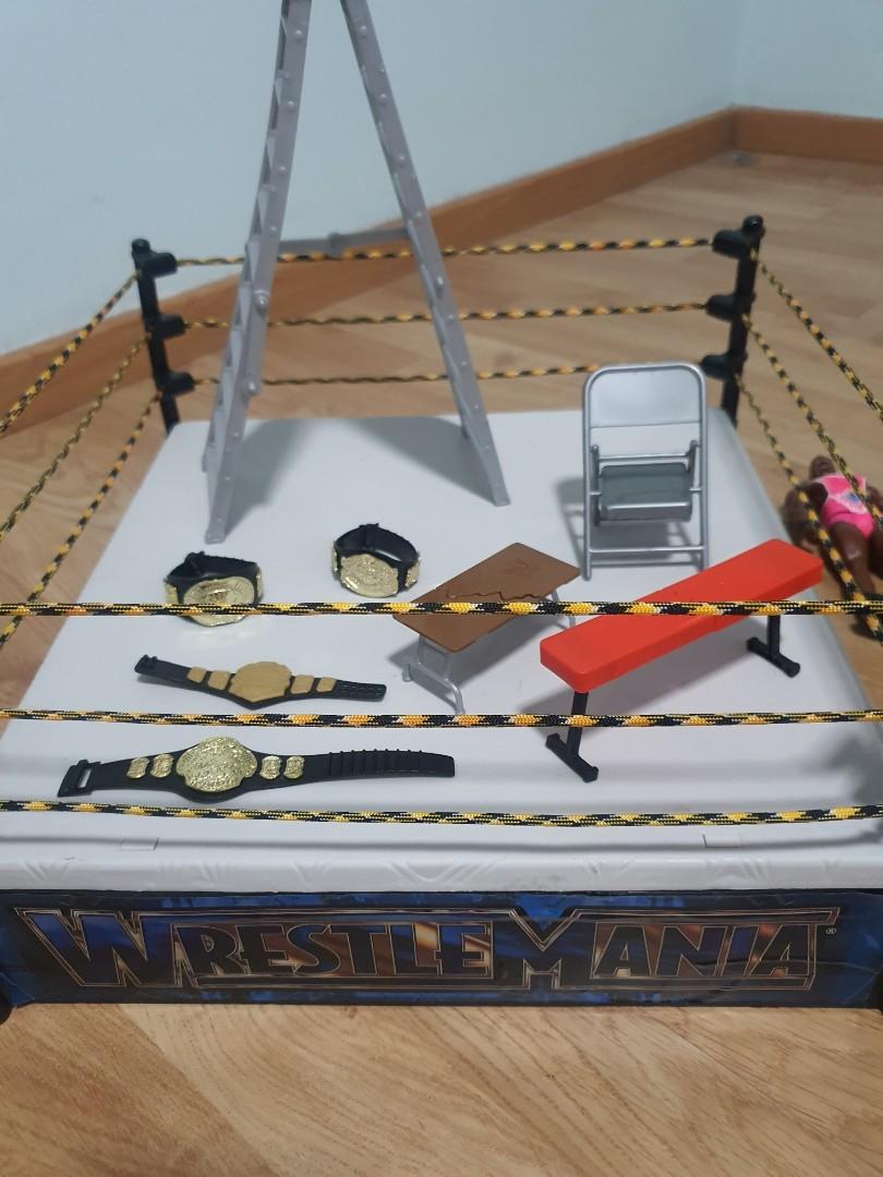 WWE Ring & Accessories, Hobbies & Toys, Toys & Games on Carousell