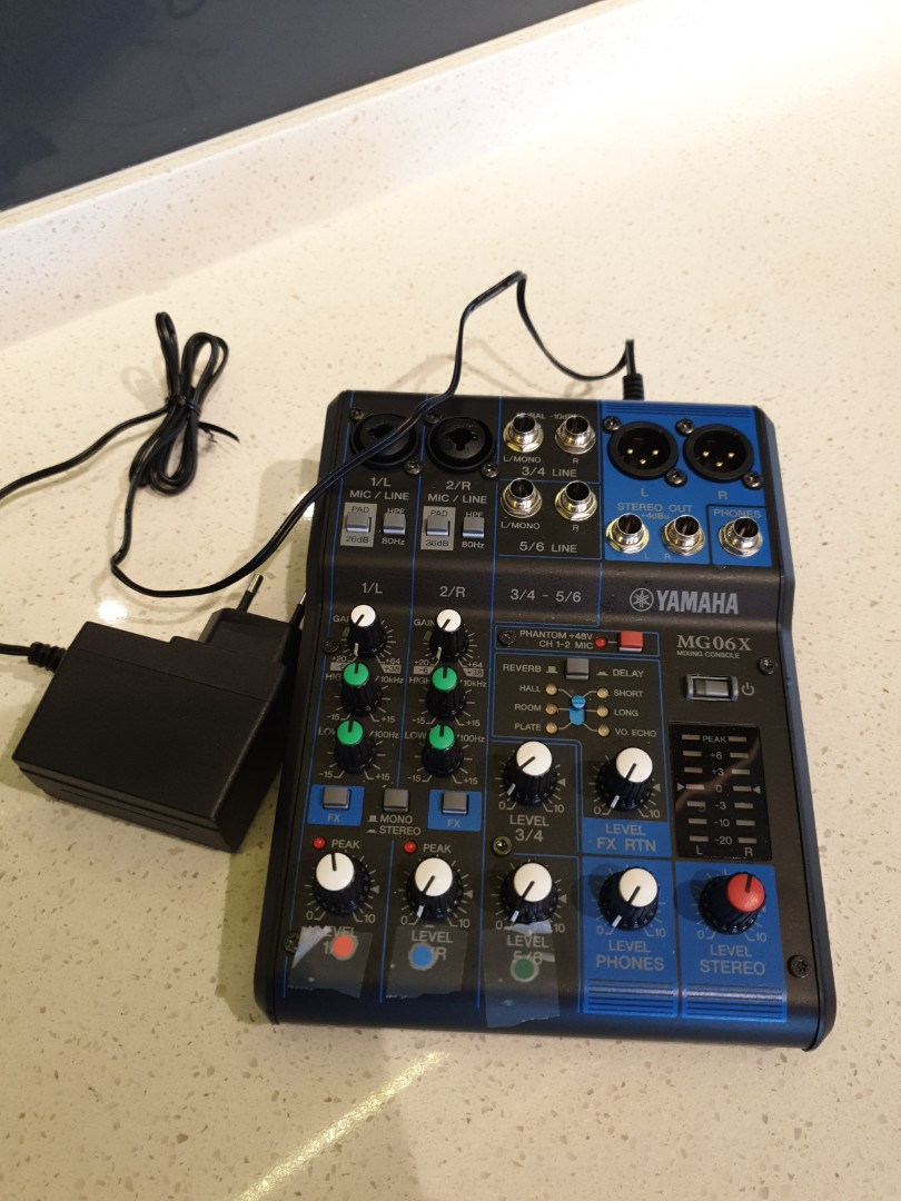 Yamaha MG06X Sound Mixer, Audio Mixer, Yamaha Mixer, Audio, Other Audio