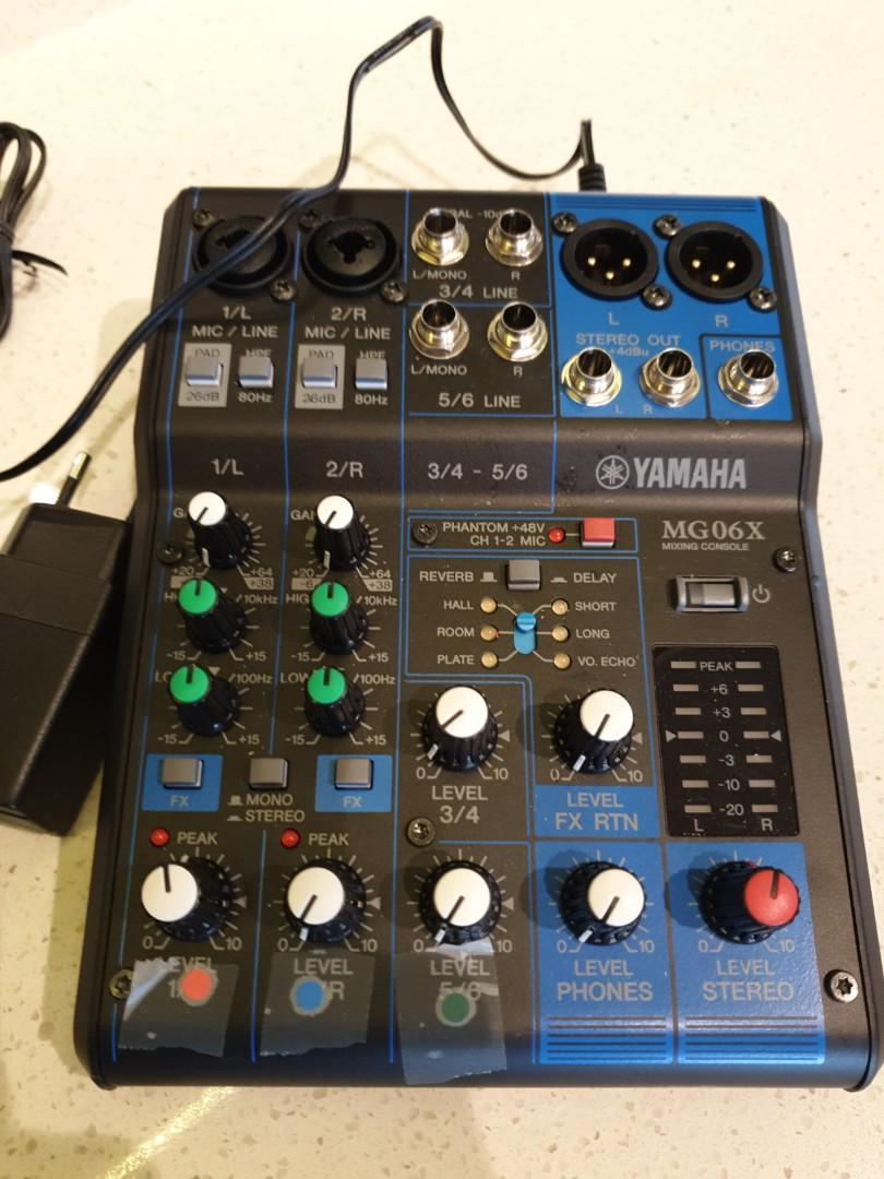 Yamaha MG06X Sound Mixer, Audio Mixer, Yamaha Mixer, Audio, Other Audio