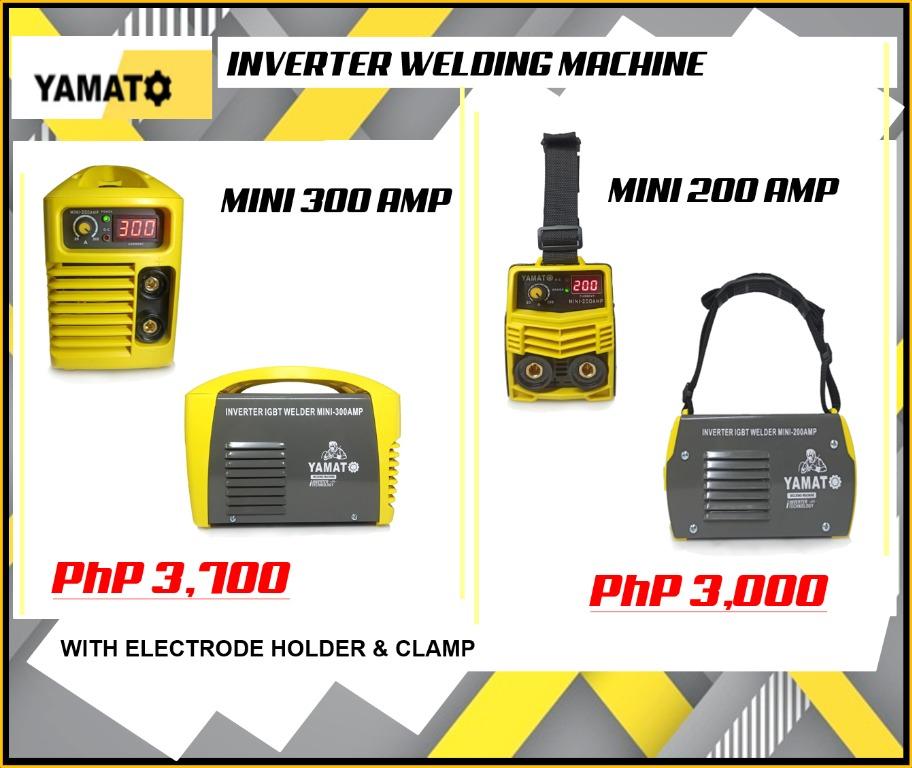 YAMATO Inverter Welding Machine MINI 300amp. & MINI 200amp., Furniture