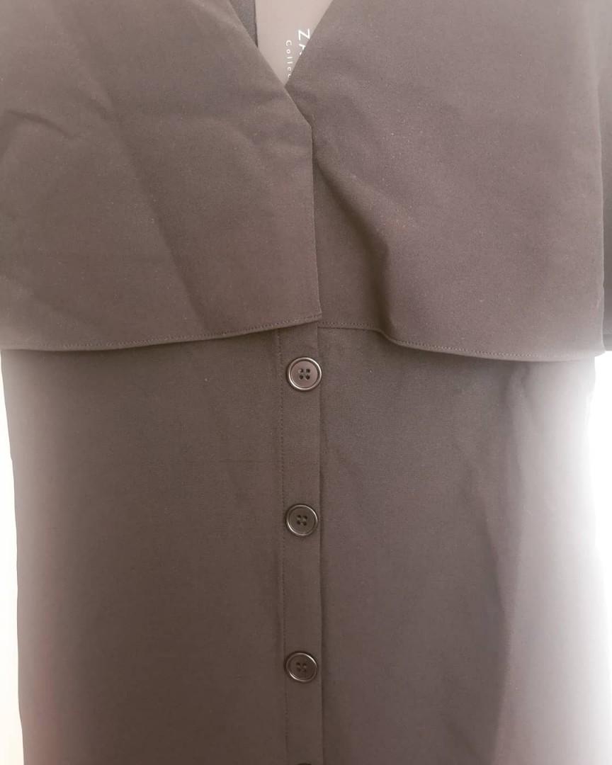 Zalora Black Cape Mini Dress (Category: Dresses) located in Imus. Submitted by petitstore.ph (Listing ID 1093280313, Image 3). Description: Zalora Collection Black Cape Mini Dress Size S, best fits petite frames Brand New with tag.