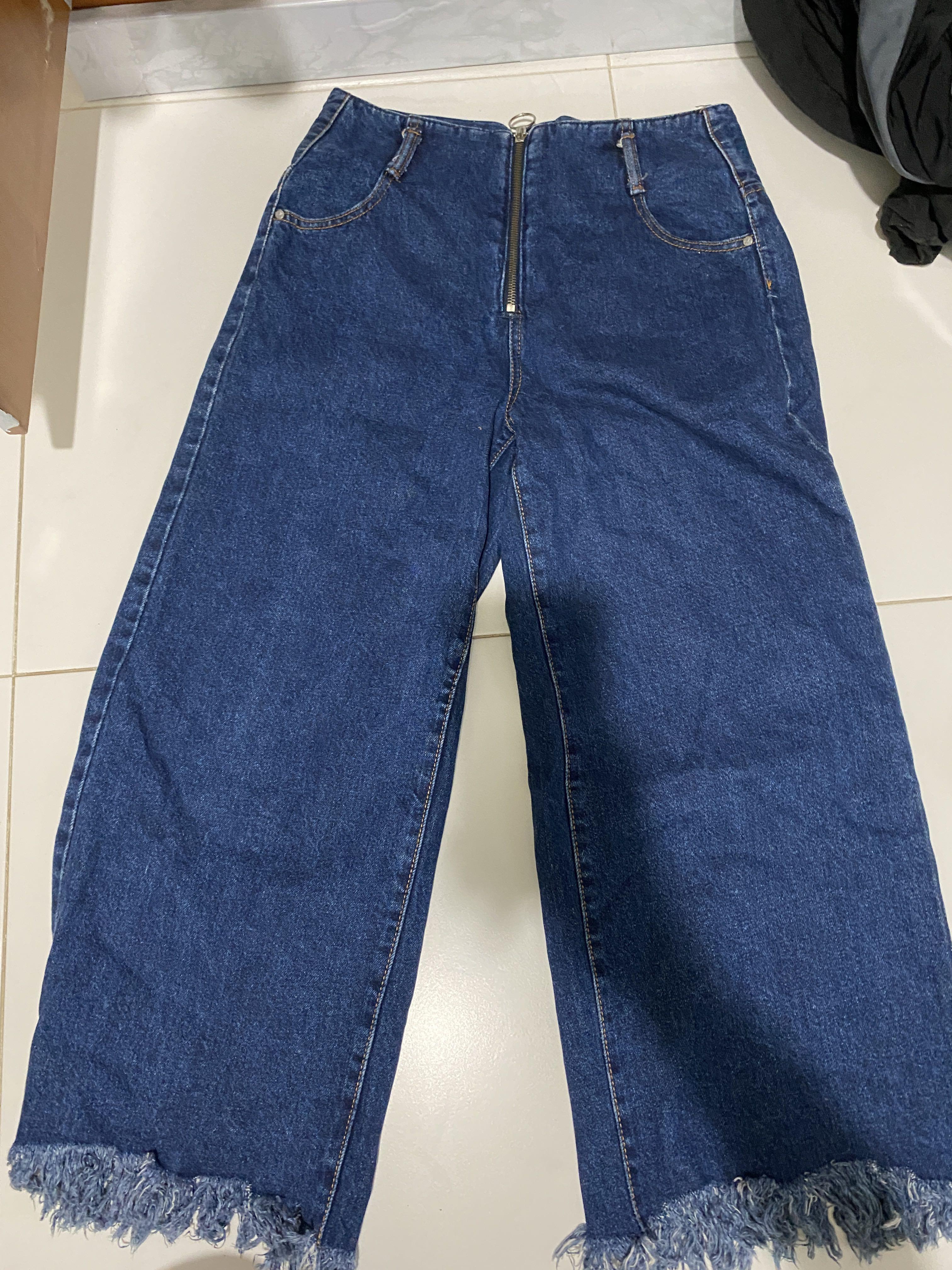Jeans culotte high rise zara shop