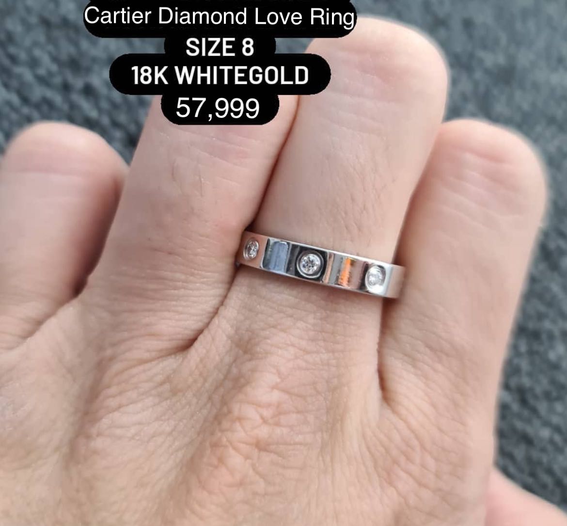 cartier love ring 8