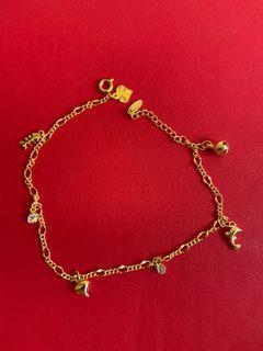 Adorable 🥰 Gold Plated Anklet 可爱精致度金脚链