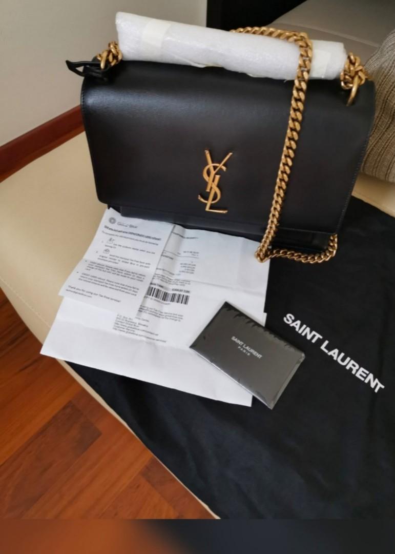Saint laurent sunset best sale bag large