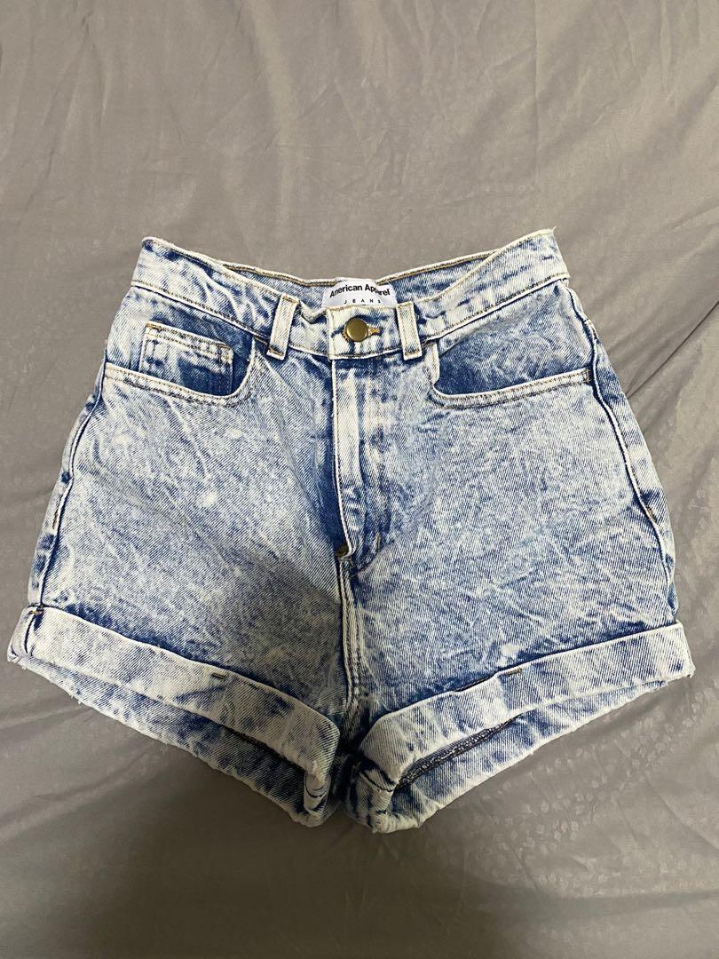 American Apparel Denim Acid Wash High 