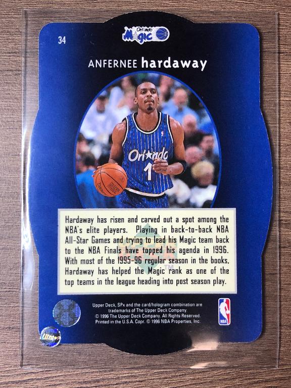 Anfernee Hardaway Penny NBA 1995 1996 Upper Deck SP All Stars Insert Card  Orlando Magic, Hobbies & Toys, Toys & Games on Carousell