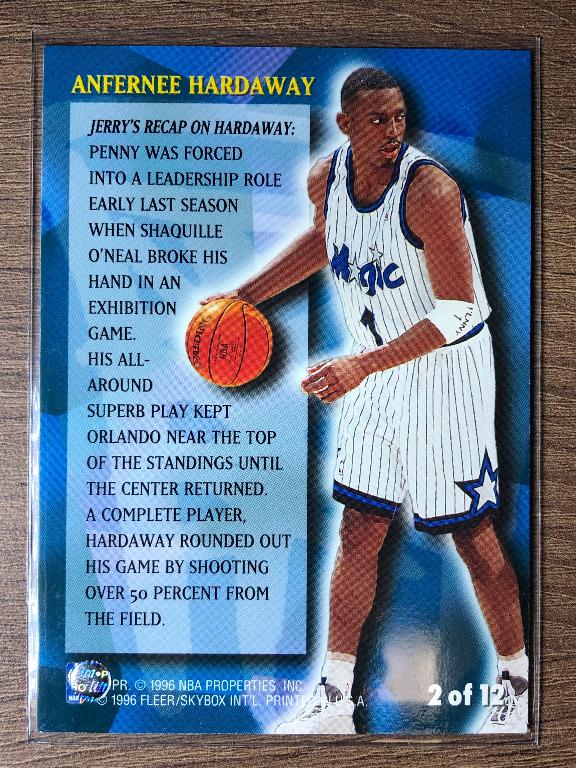 Anfernee Hardaway Penny NBA 1996 1997 Fleer Stackhouse s All Fleer