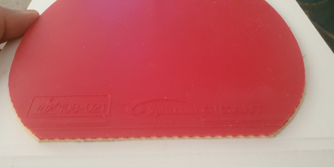 Antispin rubber 1.5mm SpinlordITTF approved ILuvPosLaju, Sports