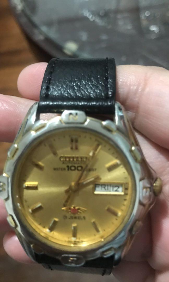 Citizen automatic water hotsell 100 resist 21 jewels