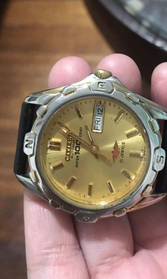 Citizen automatic water new arrivals 100 resist 21 jewels