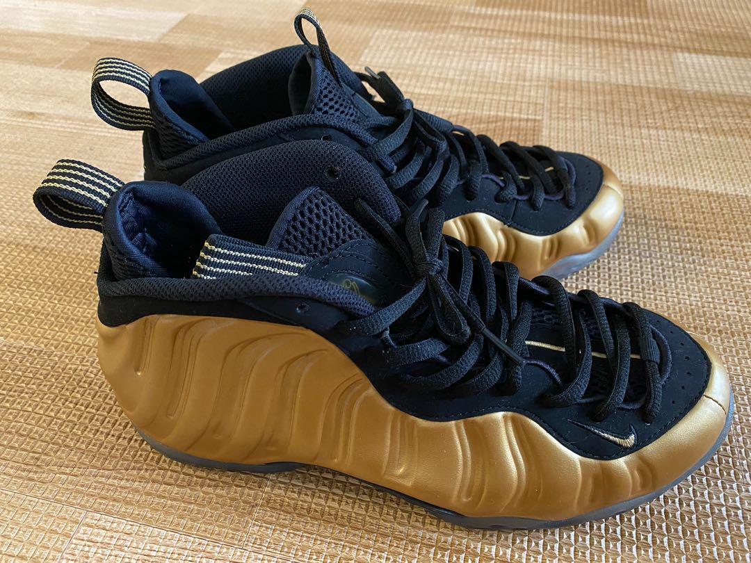 Air foamposite 2024 one metallic gold