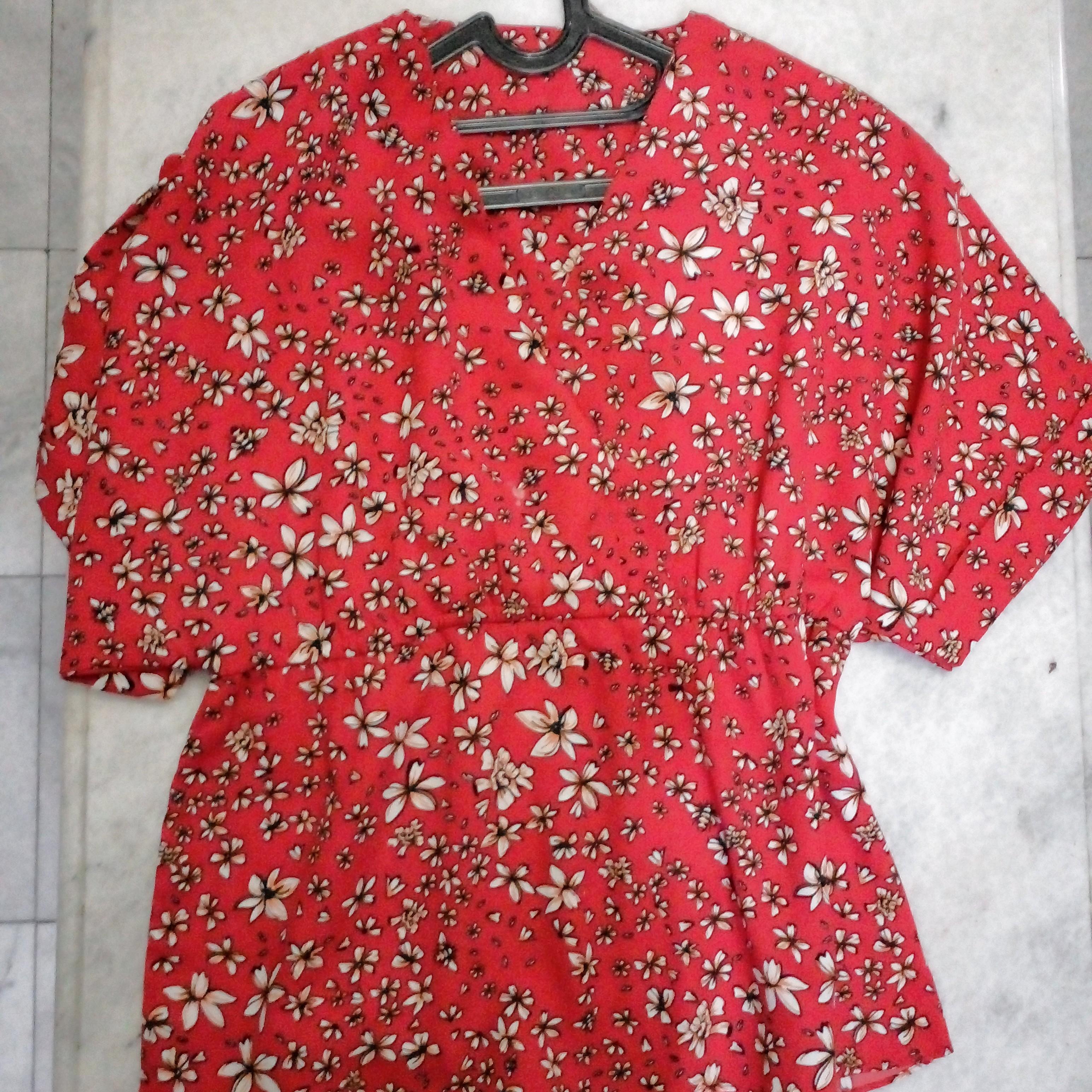 Blouse Model Lengan Panjang Atau 3 4 Fesyen Wanita Pakaian Wanita Lainnya Di Carousell