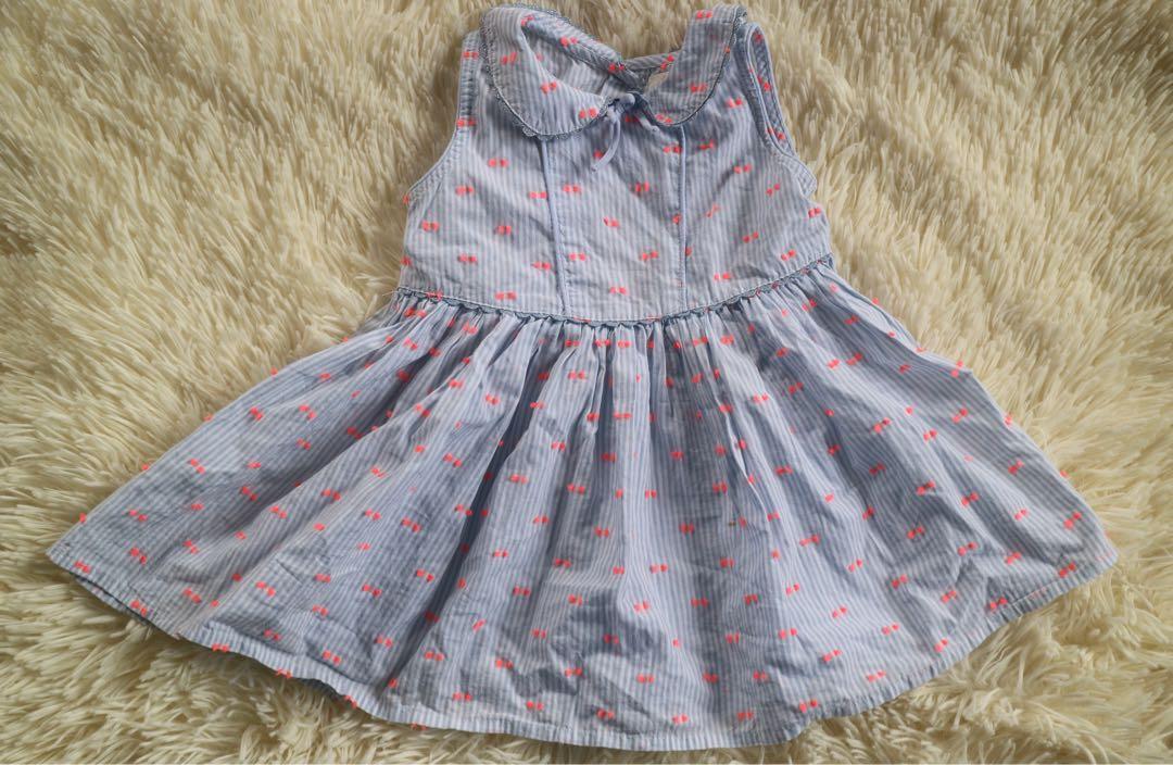Blue Floral Next Dress (Category: Babies & Kids Fashion) located in Lemery. Submitted by labernales (Listing ID 1093658489, Image 1). Description: Used. With small stain. (Dot size) For 6-9 months MOP: BPI, BDO, GCASH Courier: JRS only Shipping fee to be shouldered by the buyer..