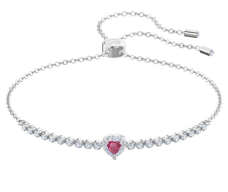 Swarovski red bracelet clearance