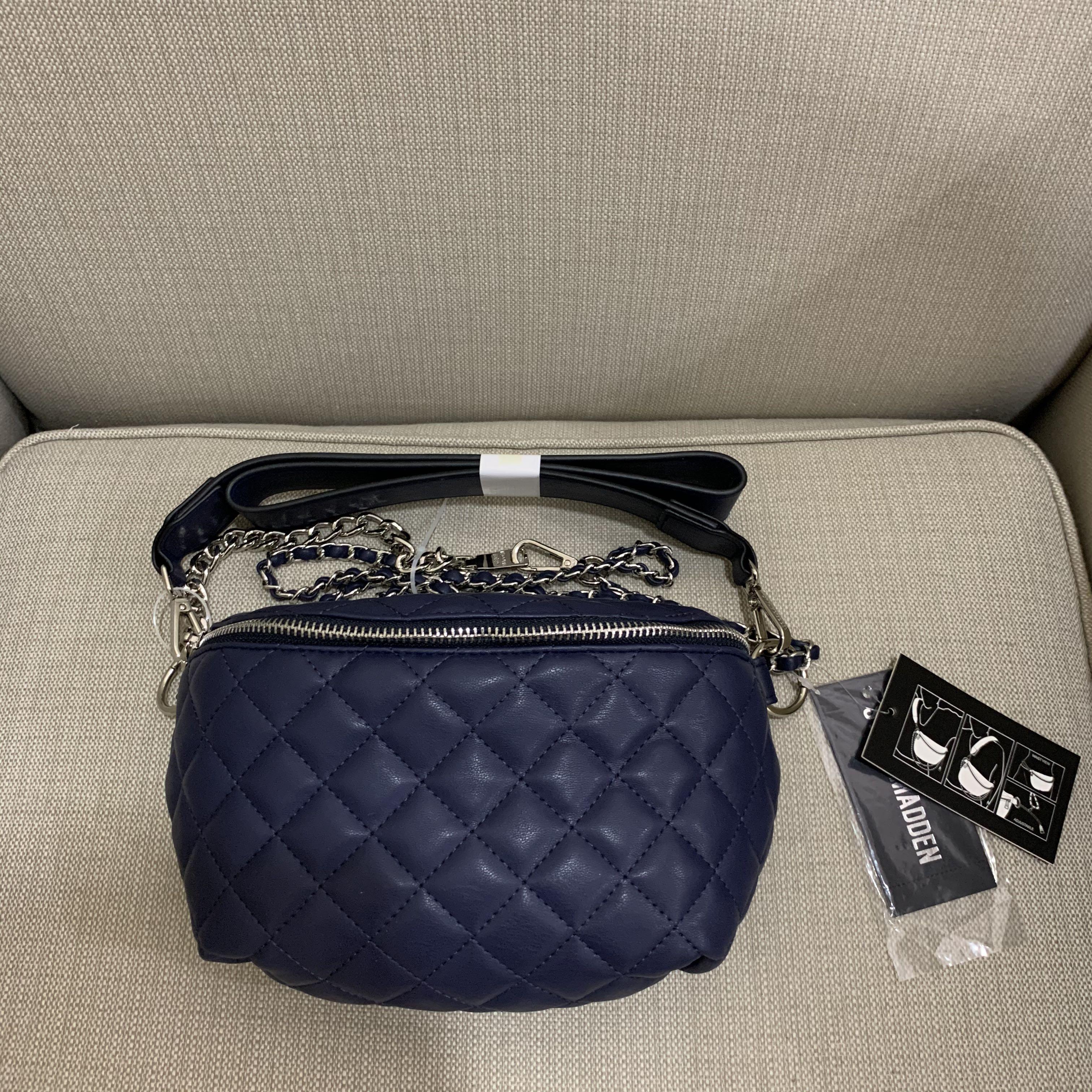 BRAND NEW BEST DEAL Steve Madden Bmandie Navy Bag Tas Wanita authentic Branded Jual Murah Chanel Like