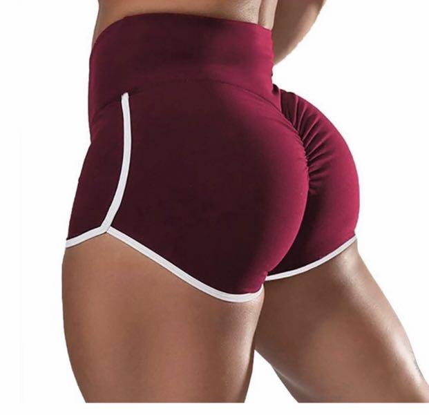 BRAND NEW workout red tight shorts