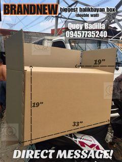Brandnew BIGGEST Balikbayan box