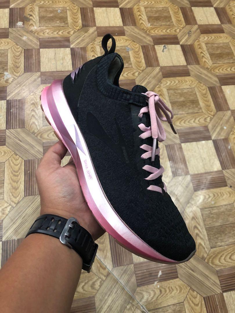 Brooks Women Levitate 2 LE Running Shoe Black Grey Rose Women s Fashion Footwear Sneakers on Carousell