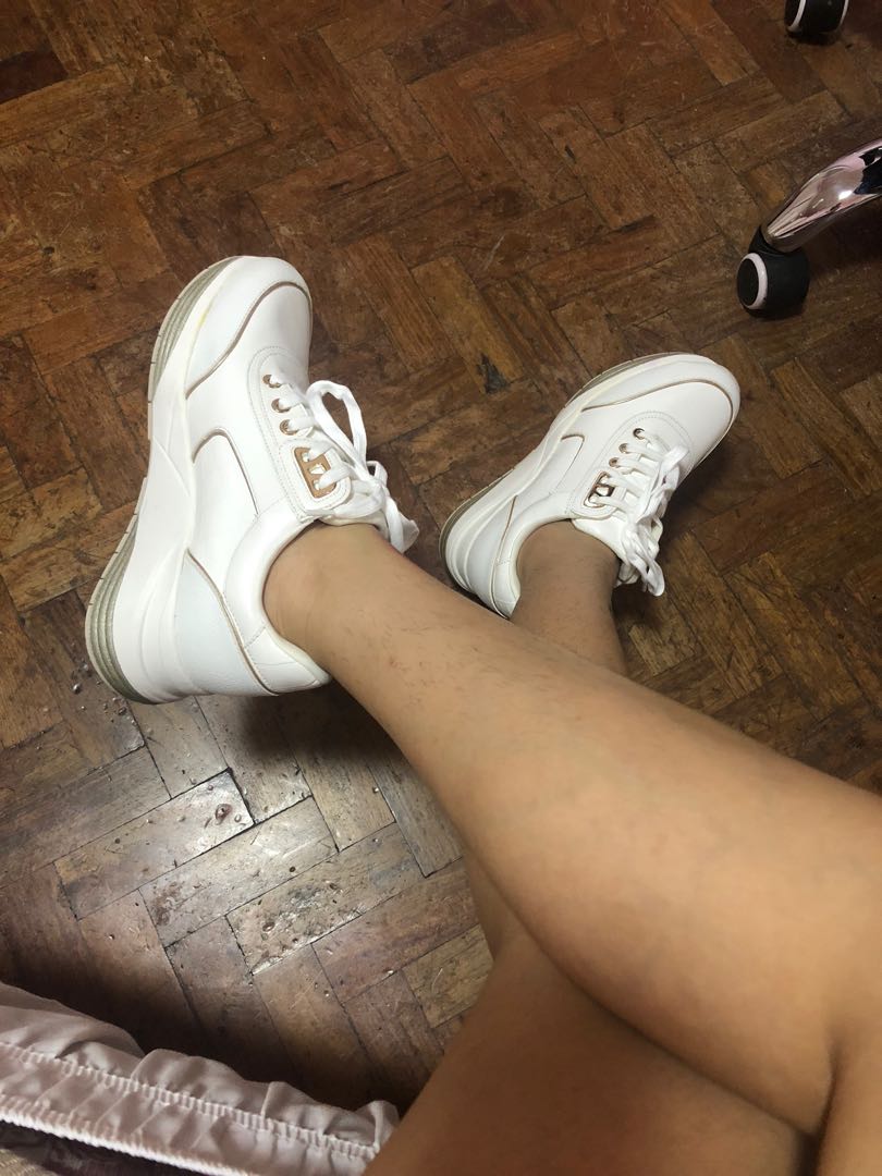 Call it spring white sneakers