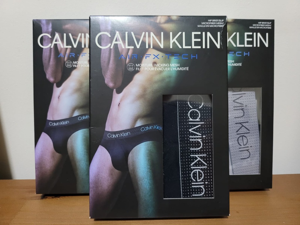 CALVIN KLEIN UNDERWEAR - Air FX Micro-Mesh Briefs - Black Calvin