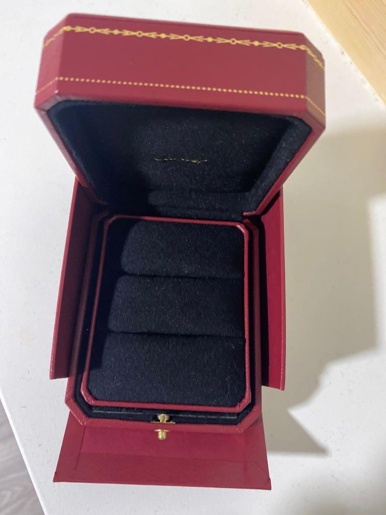 Cartier double ring discount box