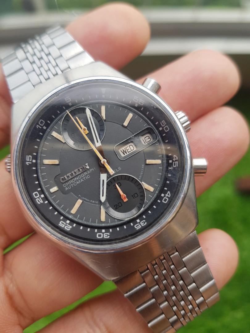 Citizen automatic chronograph vintage on sale