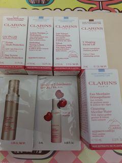 Clarins  Serum Cleanser Eye Cream White Plus Bright Plus SPF etc