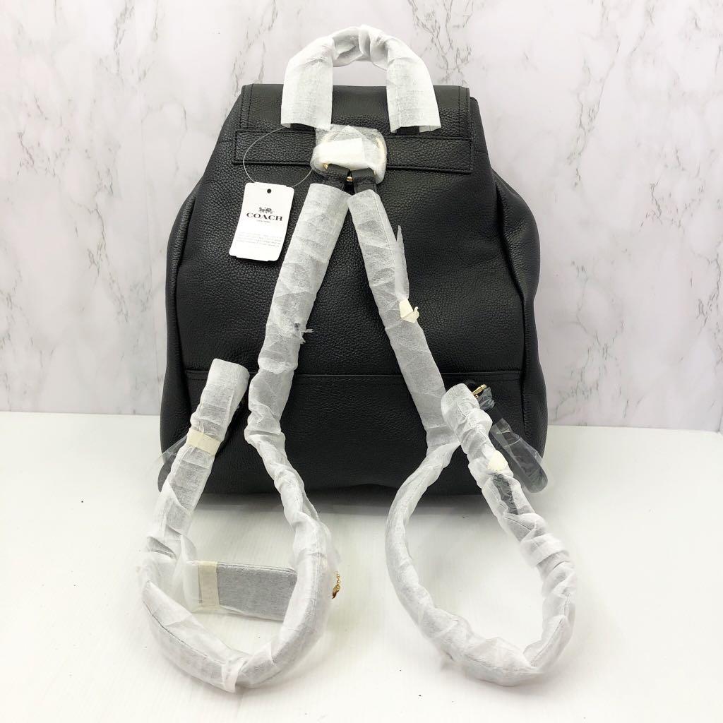 COACH 37582 BLACK TURNLOCK RUCKSACK 217011045