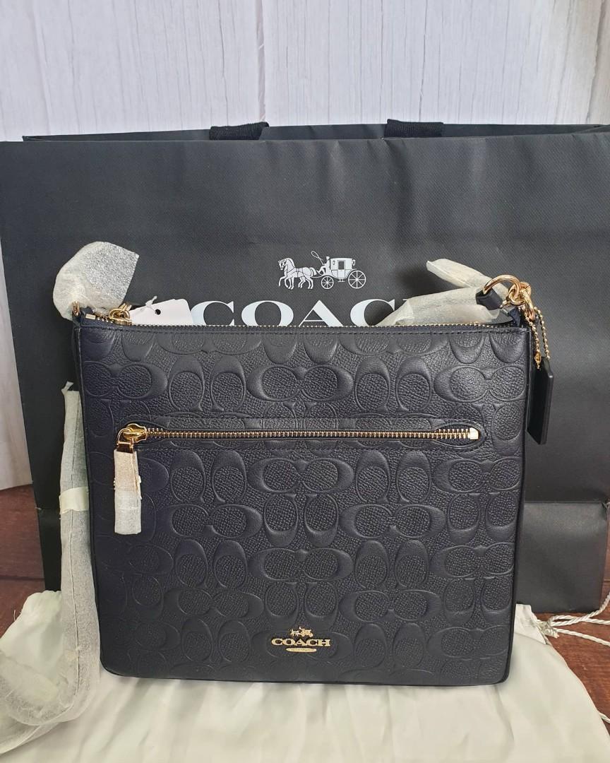 coach signature gazette crossbody