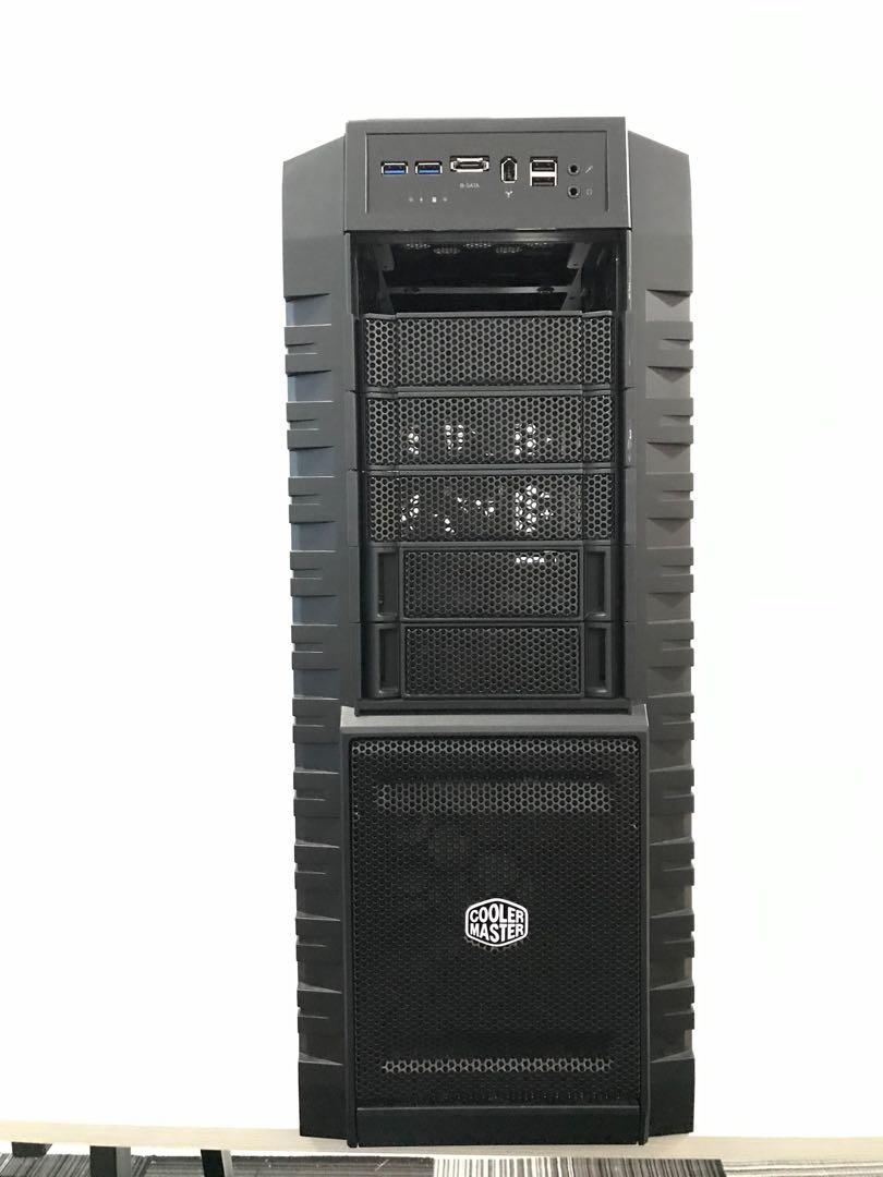 Cooler Master HAF X Full Tower Cases Casing, Computers & Tech, Parts