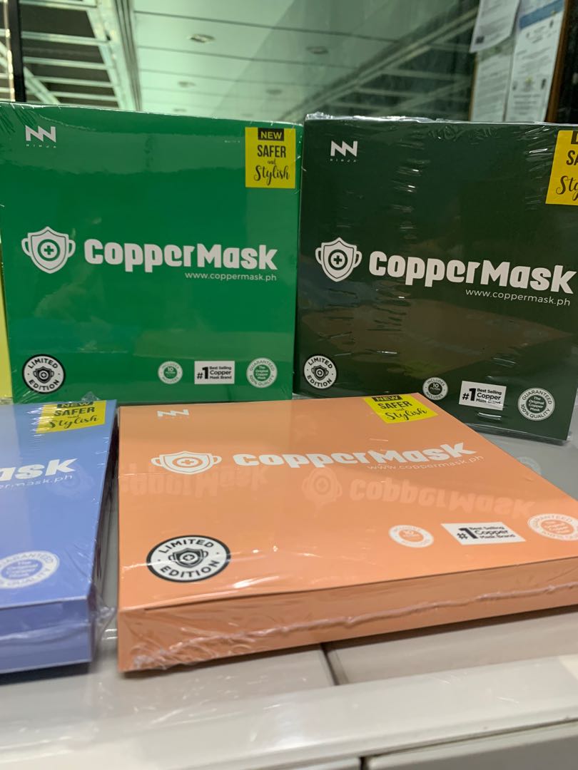 BUY 1 TAKE 1 Copper Mask 2.0 NEW and IMPROVED Antimicrobial Face Mask