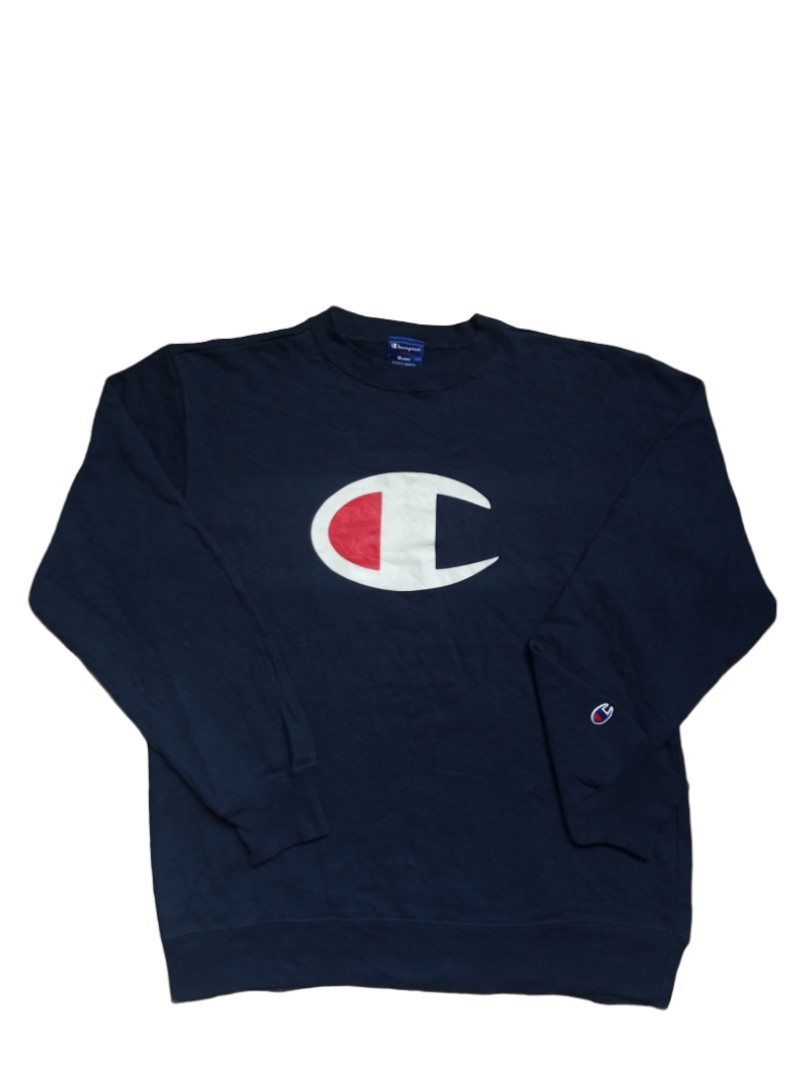 Champion crewneck deals big logo