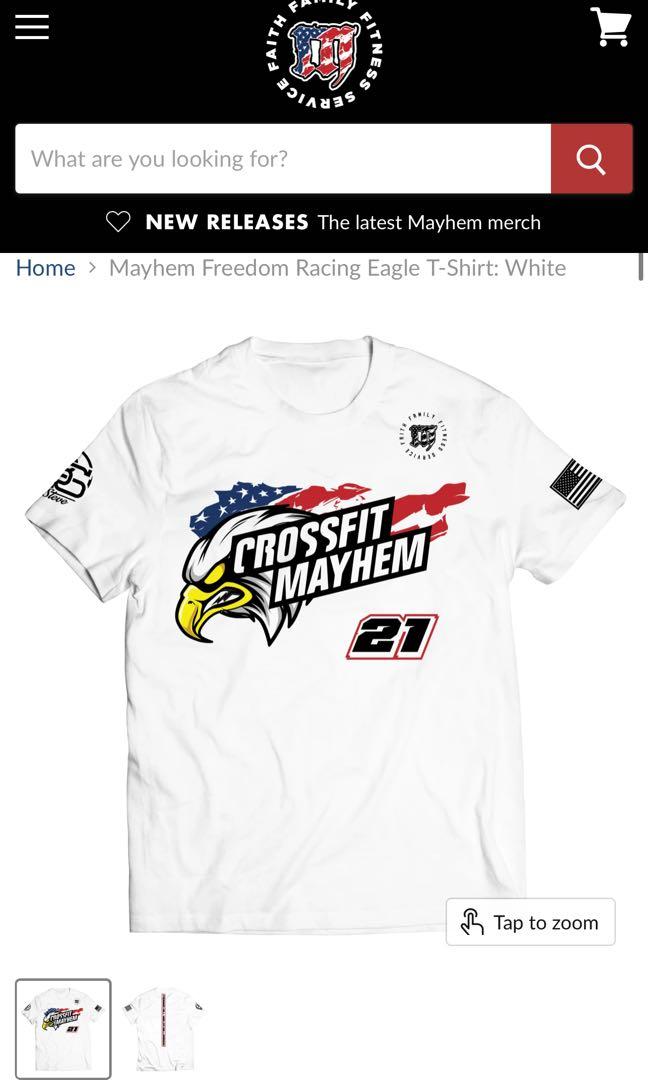 CrossFit Mayhem Freedom Shirt, Men's Tops Sets, Tshirts & Polo Shirts on Carousell