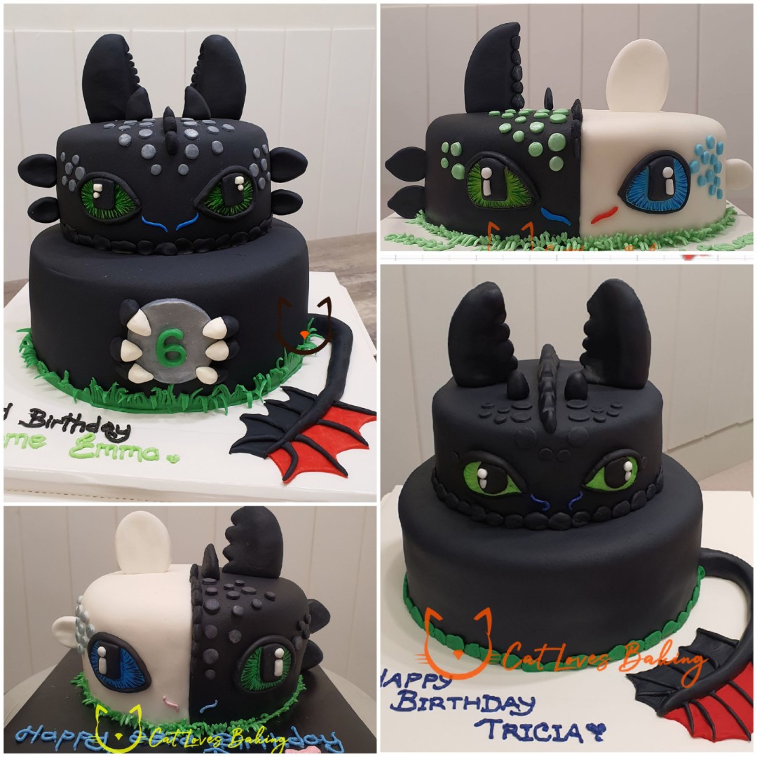 HOW TO TRAIN YOUR DRAGON Themed Birthday Cake Topper Set Featuring NIGHT  FURY TOOTHLESS and Friends Characters and Decorative Themed Accessories in  Dubai - UAE | Whizz Cake Toppers