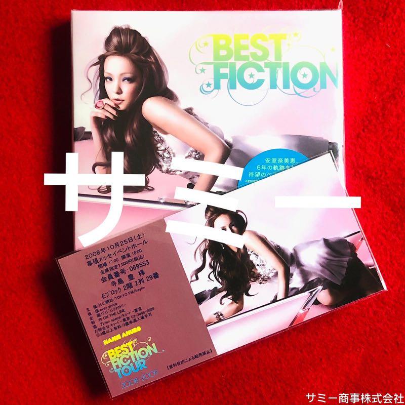 安室奈美恵namie Amuro Best Fiction ベスト フィクション 日本盤 Cd Dvd2枚組 初回限定盤デジパック仕様 Namie Amuro Best Fiction Tour 08 09 Tour Fc限定メモリアルチケット半券付 音樂樂器