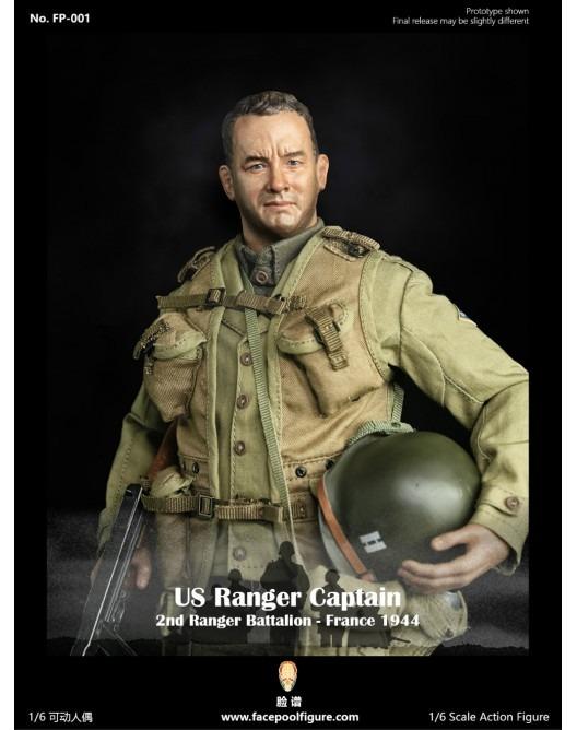 Facepool FP-001 - 2nd Ranger Battalion, France 1944 - US Ranger Captain ...